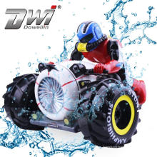 DWI Dowellin Radio Controlled High Speed Rotating Motorcycle RC Stunt Car With Amphibious